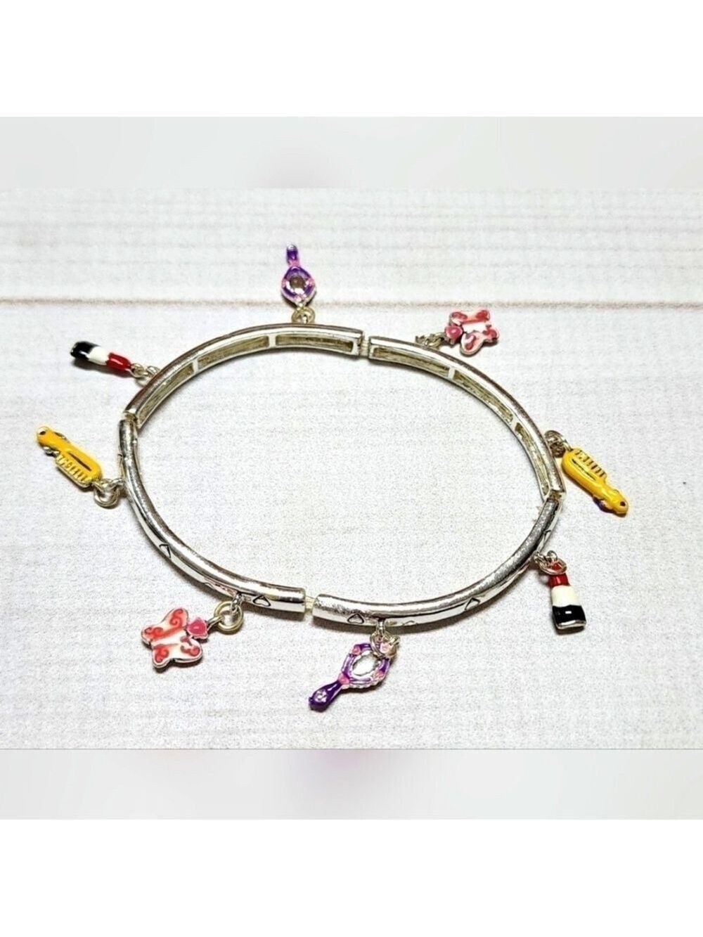 Beauty Charm Silver Bracelet - New In Package